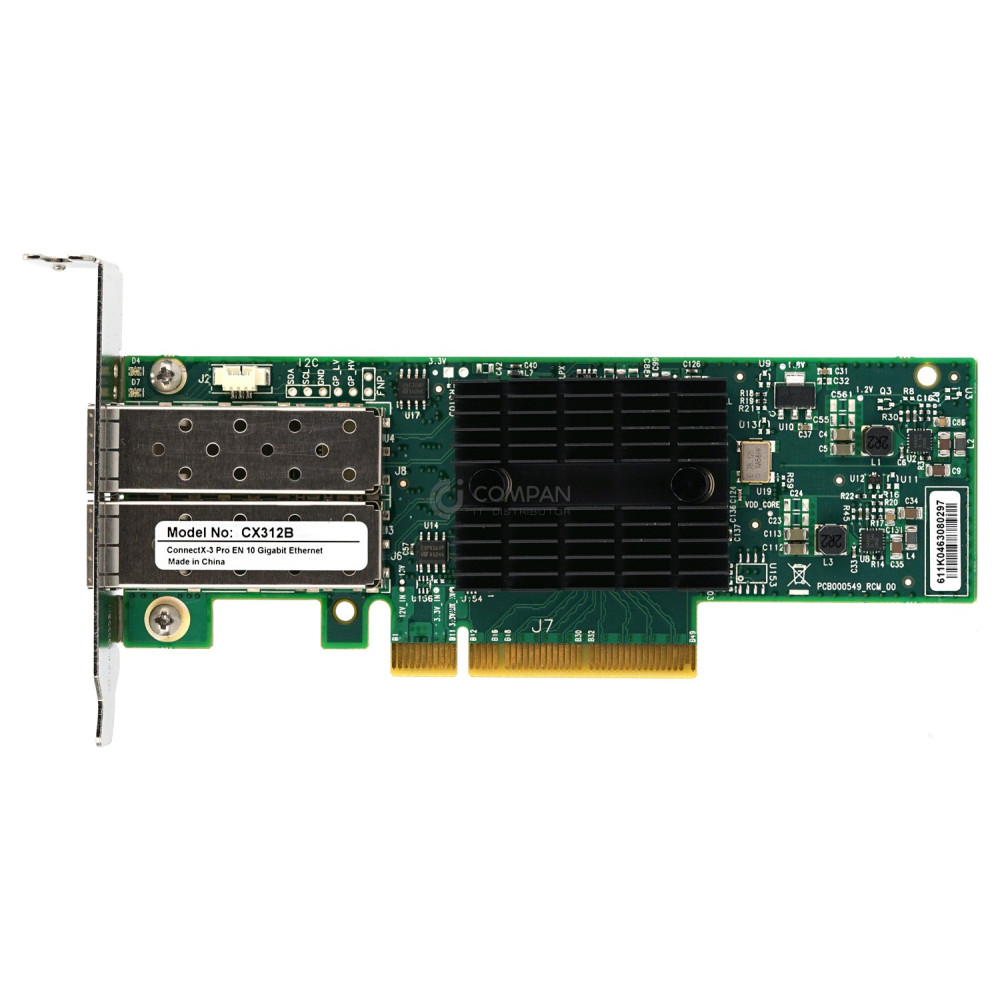 MCX312B-XCCT LP Mellanox ConnectX-3 PRO 2-Port 10Gb SFP+ Network Interface Card
